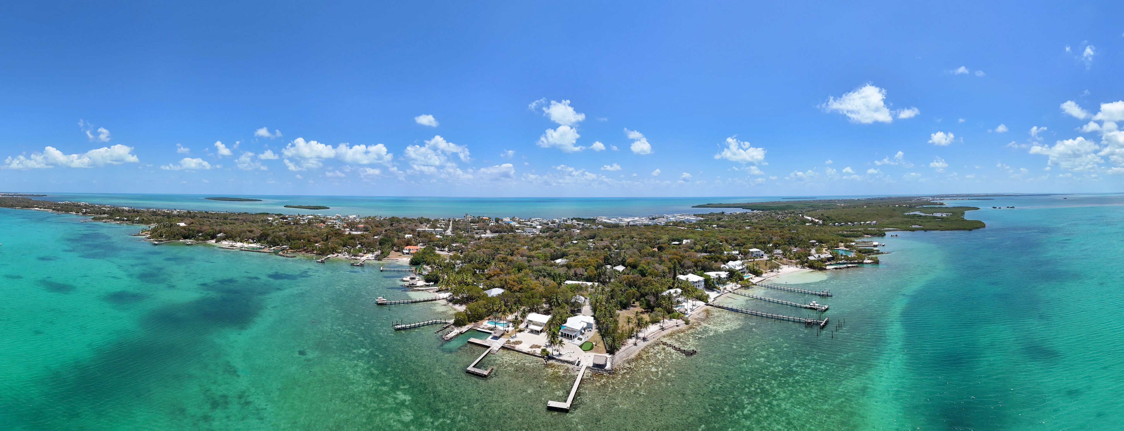 Aerial view of Key Largo, Florida — Pawsitive Beginnings sanctuary location